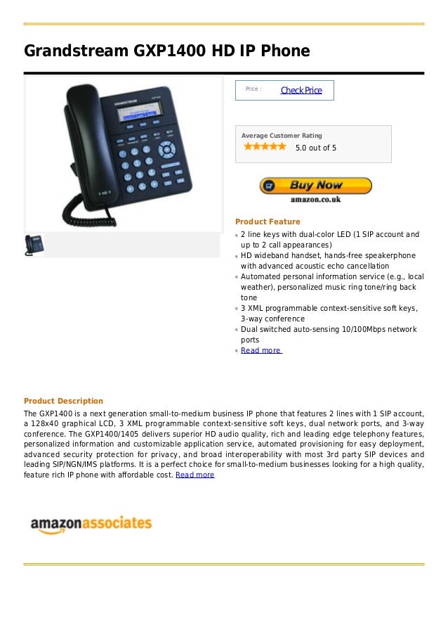 Grandstream gxp1400 hd ip phone