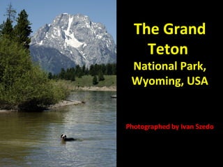 The Grand
Teton

National Park,
Wyoming, USA

Photographed by Ivan Szedo

 