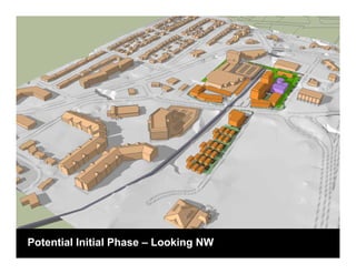 Potential Initial Phase – Looking NW
 
