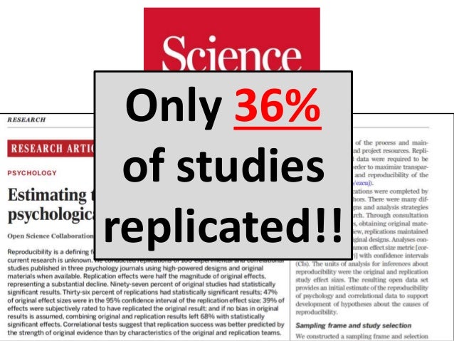 The Reproducibility Crisis in Psychological Science One