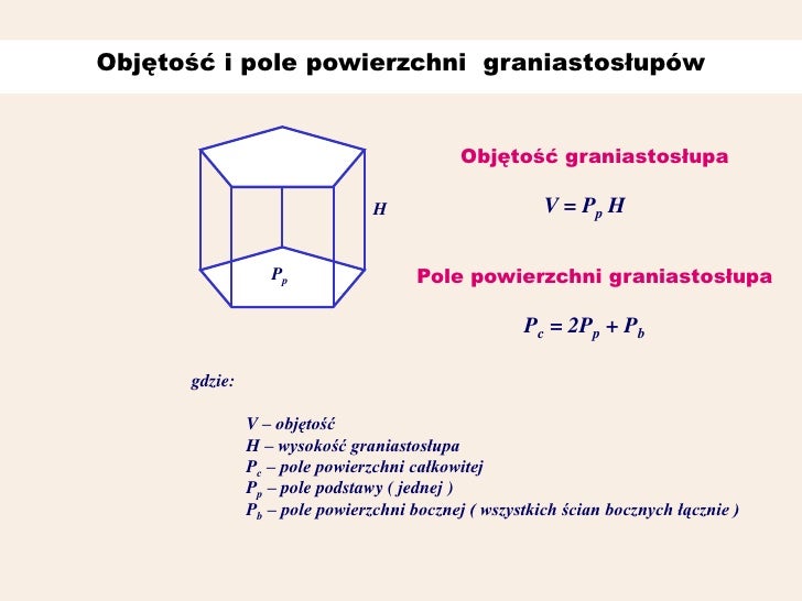 Graniastosłupy