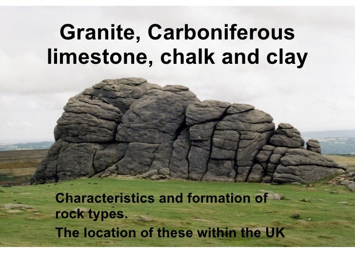 Granite, Carboniferous Limestone, Chalk And Clay