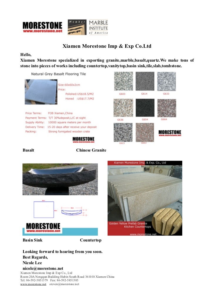 granite and marble xiamen morestone co slideshare co
