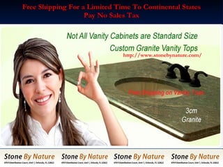 Free Shipping For a Limited Time To Continental States Pay No Sales Tax http://www.stonebynature.com/ 