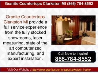 Granite Countertops Clarkston MI (866) 784-8552

Granite Countertops
Clarkston MI provide a
full service experience
from the fully stocked
showrooms, laser
measuring, state of the
art computerized
manufacturing, and
expert installation.

Call Now to Inquire!

866-784-8552

Visit Our Website : http://www.granitecountertopsclarkstonmi.com/

 