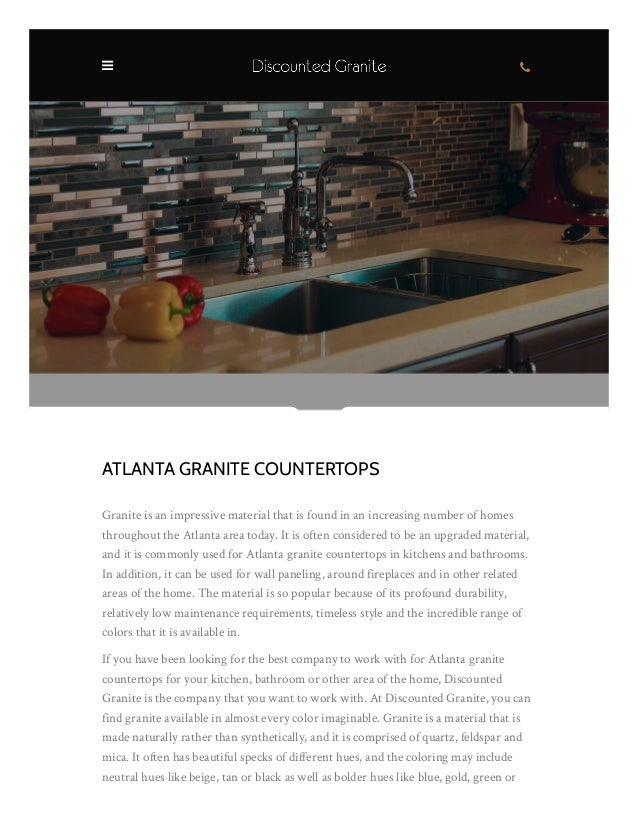 Granite Countertops Georgia