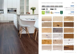 residential
warranty
years
10
no added formaldehyde
AGGL PURe
hybrid ceramic hotcoating
HCA2K MICRO BEVEL
4 edges micro-beveledhigh definition digital print
HDDP
commercial
warranty
years
5
*Information sur le niveau d’émission de
substances volatiles dans l’air intérieur,
présentant un risque de toxicité par in-
halation, sur une échelle de classe allant
de A+ (très faibles émissions) à C (fortes
émissions)
authentic wood structure
AWS
GLUE-DOWN
vita
24
1746 x 194 x 13,5 mm
47
Oak Java
1746 x 194 x 13,5 mm
46AWS
Ash Vintage 3-Strip	 46 303 03 | 47 303 03
162 303 03
Oak Blanc	 46 001 06 | 47 001 06
162 001 06
Ash Sand 2-Strip	 46 203 02 | 47 203 02
162 203 02
Oak Pearl	 46 001 05 | 47 001 05
162 001 05
Larch Country	 46 002 02 | 47 002 02
162 002 02
Ash Sand	 46 003 01 | 47 003 01
162 003 01
Larch Frost	 46 002 03 | 47 002 03
162 002 03
Oak Blond	 46 001 02 | 47 001 02
162 001 02
Larch Spice	 46 002 01 | 47 002 01
162 002 01
Oak Java	 46 001 04 | 47 001 04
162 001 04
Larch Sierra	 46 002 04 | 47 002 04
162 002 04
Oak Siena	 46 001 07 | 47 001 07
162 001 07
Oak Camel	 46 001 03 | 47 001 03
162 001 03
Oak Antique	 46 001 01 | 47 001 01
162 001 01
Oak Burl 	 46 001 08 | 47 001 08
162 001 08
Heartwood Beech	 46 004 01 | 47 004 01
162 004 01
Apple Birch	 46 005 01 | 47 005 01
162 005 01
Olivewood	 46 006 01 | 47 006 01
162 006 01
900 x 150 x 4 mm
162AWS
Pavimentos Flotantes de Corcho con Impression Digital
nuevo
nuevonuevonuevo
nuevo
nuevo
Productos con certificacion FSC®
disponibles a solicutud.
 