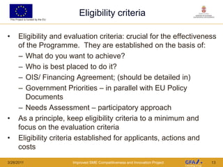 Funds support statutory activities of beneficiaries