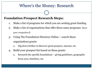 The value of the endowment