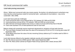 'UK Commercial Radio Trends: February 2007' by Grant Goddard