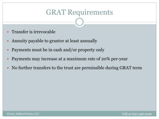 InKnowVision HNW Technical Webinar - Grantor Retained Annuity Trust ...