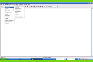 1:00 – 2:15 			Software applications