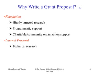 research grant proposal writing for grant | PPT