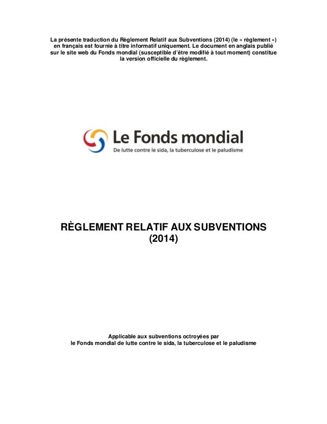 Fonds Mondial De Lutte Contre Le Sida La Tuberculose Et Le Paludisme