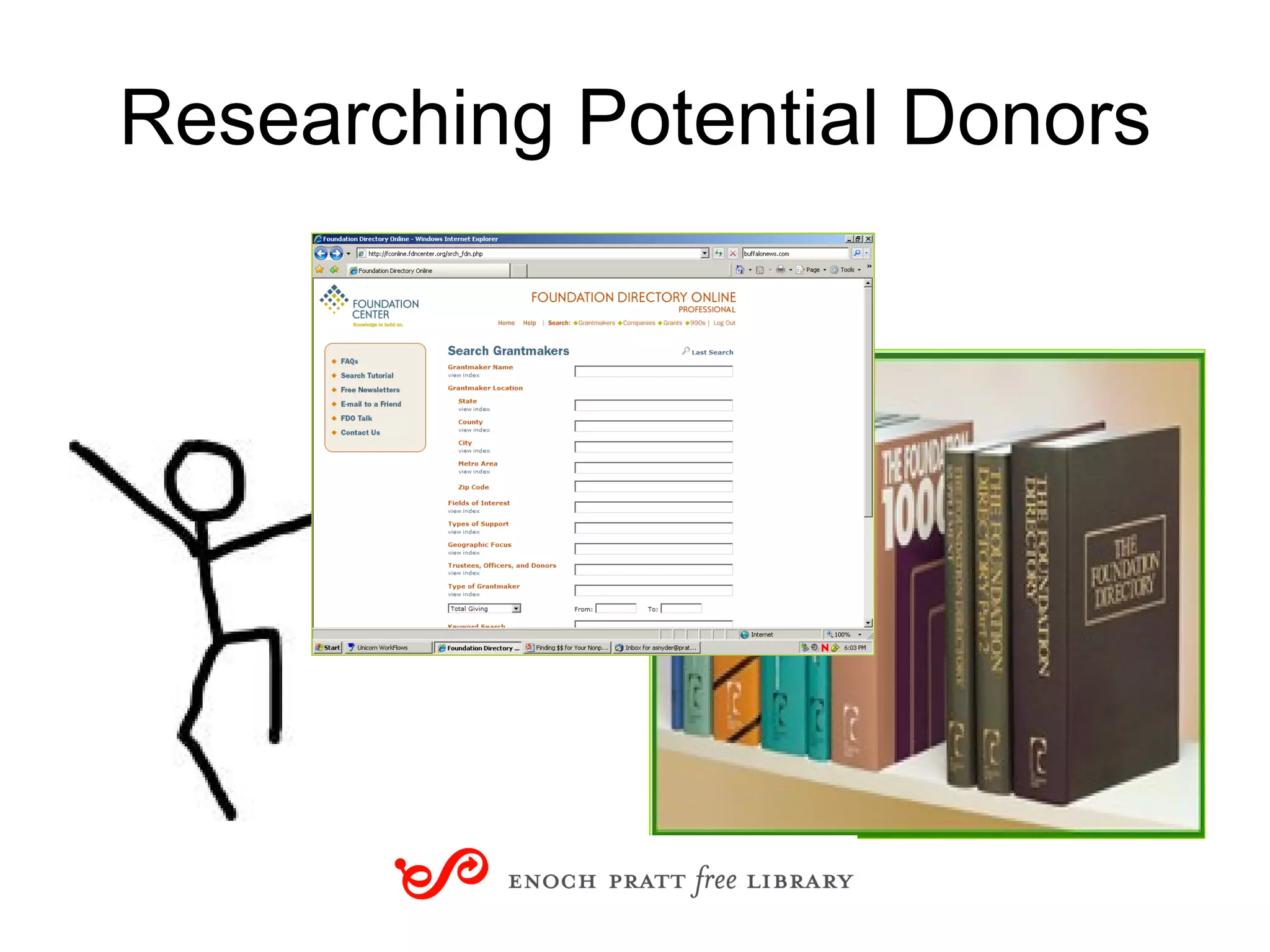 Researching Potential Donors 