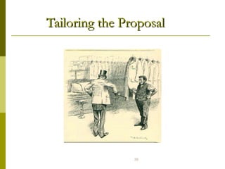 Tailoring the Proposal 