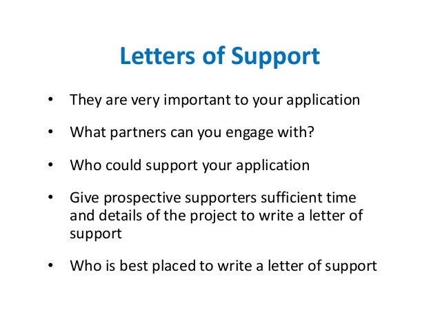 your guide to grant writing helping your p c to attract funding letter of support for grant