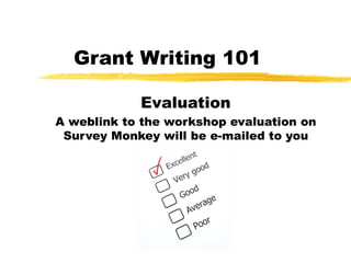 Grant Writing 101