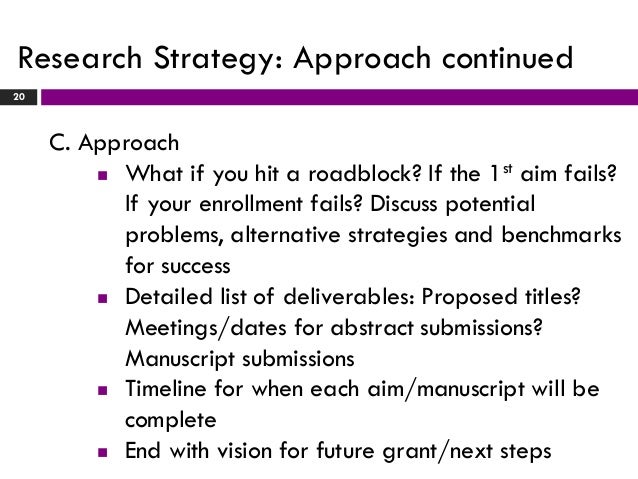 enrollment system hypothesis Grant Workshop Writing