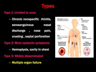 Granulomatous diseases of nose | PPT