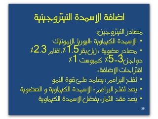 تسميد العنب"...الاحتياجات السمادية لمحصول العنب"