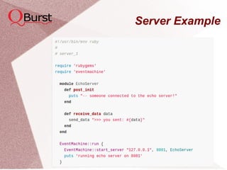 Server Example
 