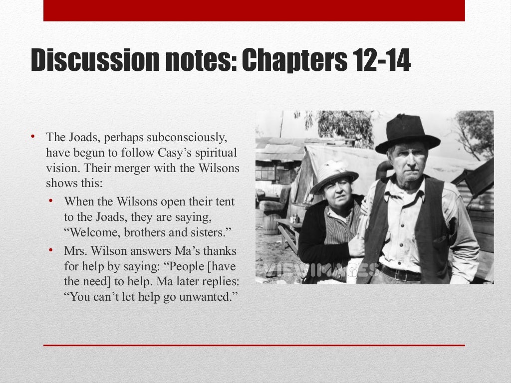 Grapes of wrath chapters 12 18