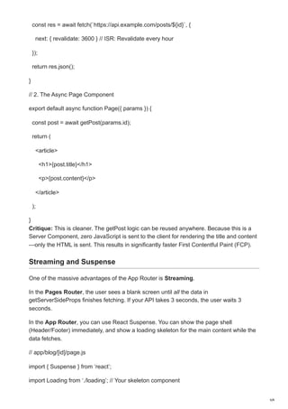 Next.js Routing Explained: App Router vs Page Router 2026 | PDF