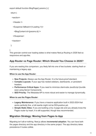 Next.js Routing Explained: App Router vs Page Router 2026 | PDF