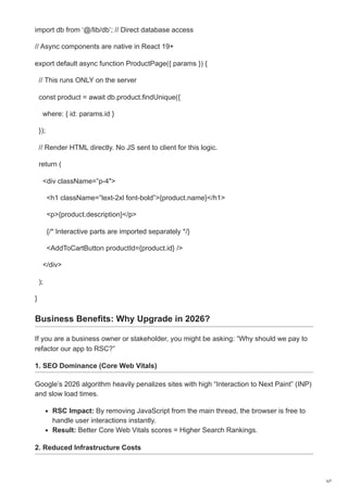 React Server Components (RSC) Explained: Why Your Web App Needs Them in ...