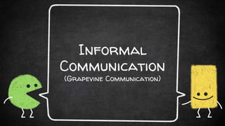 Informal
Communication
(Grapevine Communication)
 