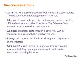Grapevine System Grapevine Learning Management System | PPTX