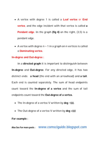 Graph Terminology - patent edge,Dominant vertex | PDF