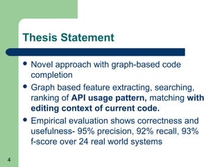 Graph-Based Code Completion | PPT
