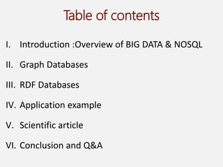 Graph and RDF databases | PPTX