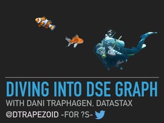 DIVING INTO DSE GRAPHWITH DANI TRAPHAGEN, DATASTAX
@DTRAPEZOID -FOR ?S-
 