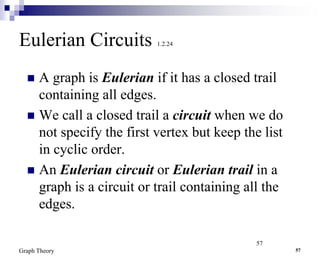 graph theory in applied mathematics with example | PPT