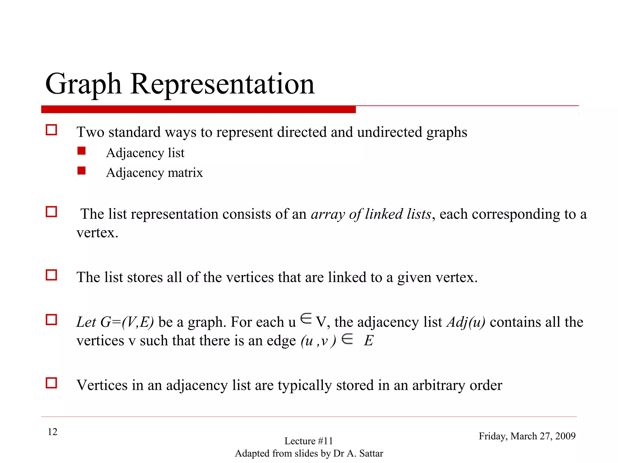 Graph algorithms | PPT