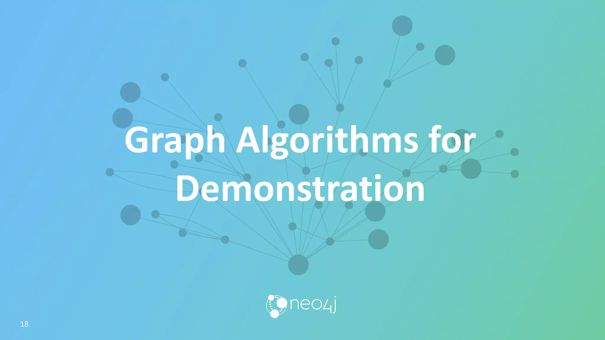 Graph Algorithms for Demonstration 18 