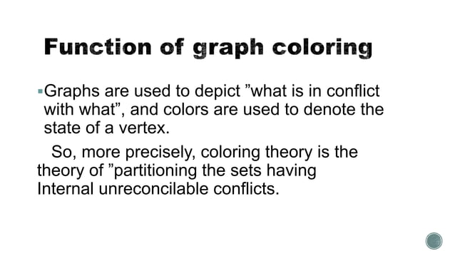 Graph coloring Algorithm | PPT