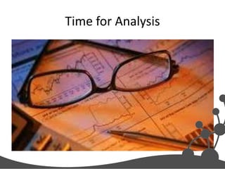Time for Analysis

 