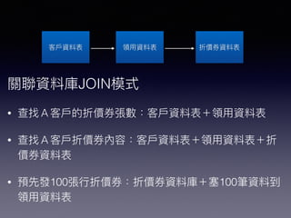 JOIN
•
•
• 100 100
 