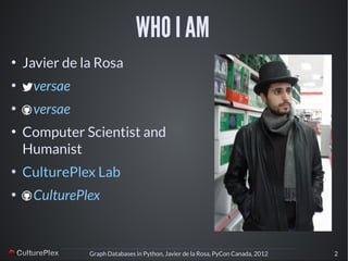Graph Databases in Python (PyCon Canada 2012) | PDF