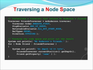 Traversing a Node Space
 