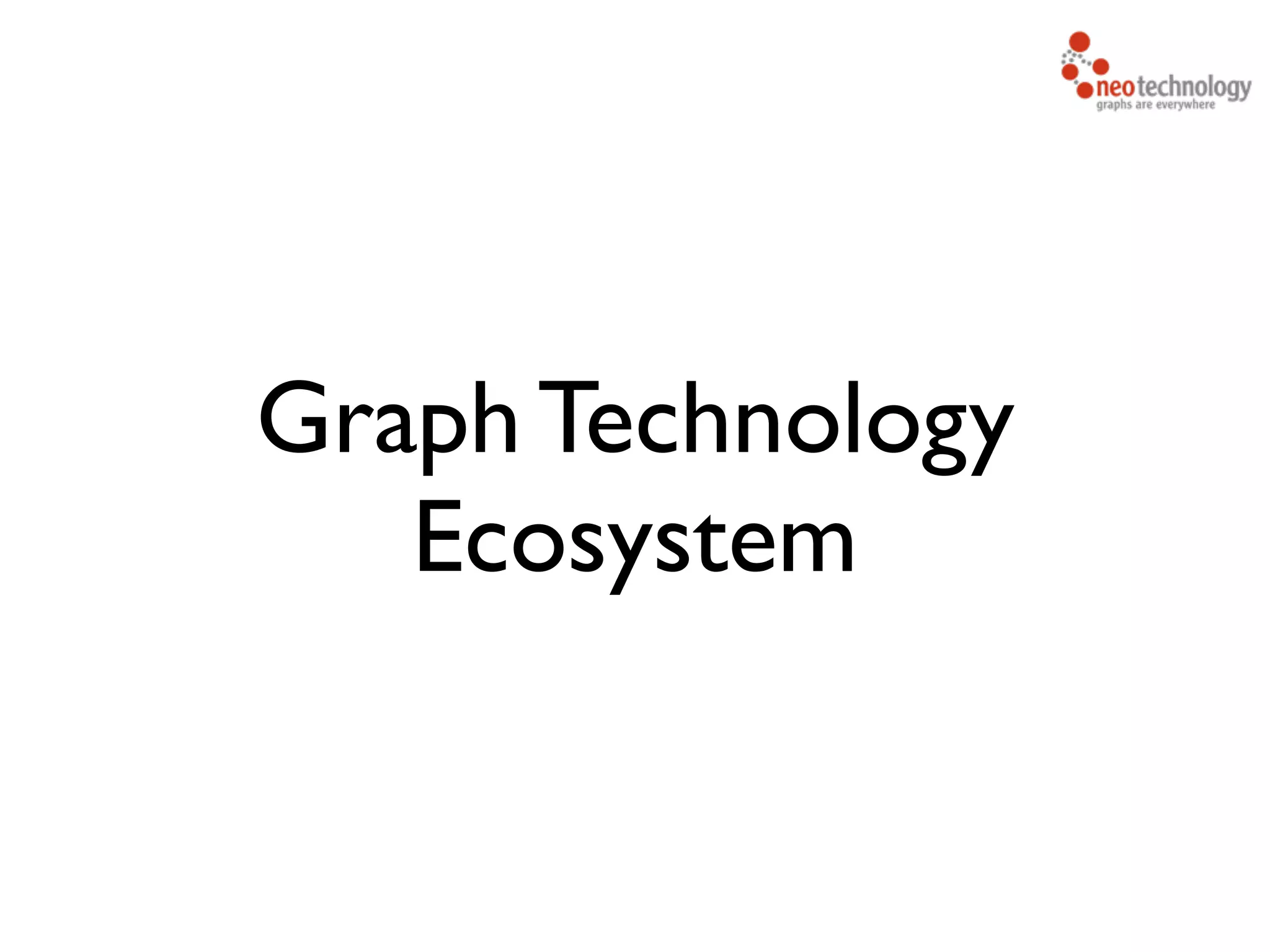 Graph Technology Ecosystem 