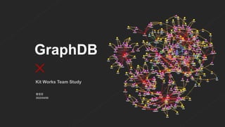 Kit Works Team Study
GraphDB
황원준
2022/04/08
 
