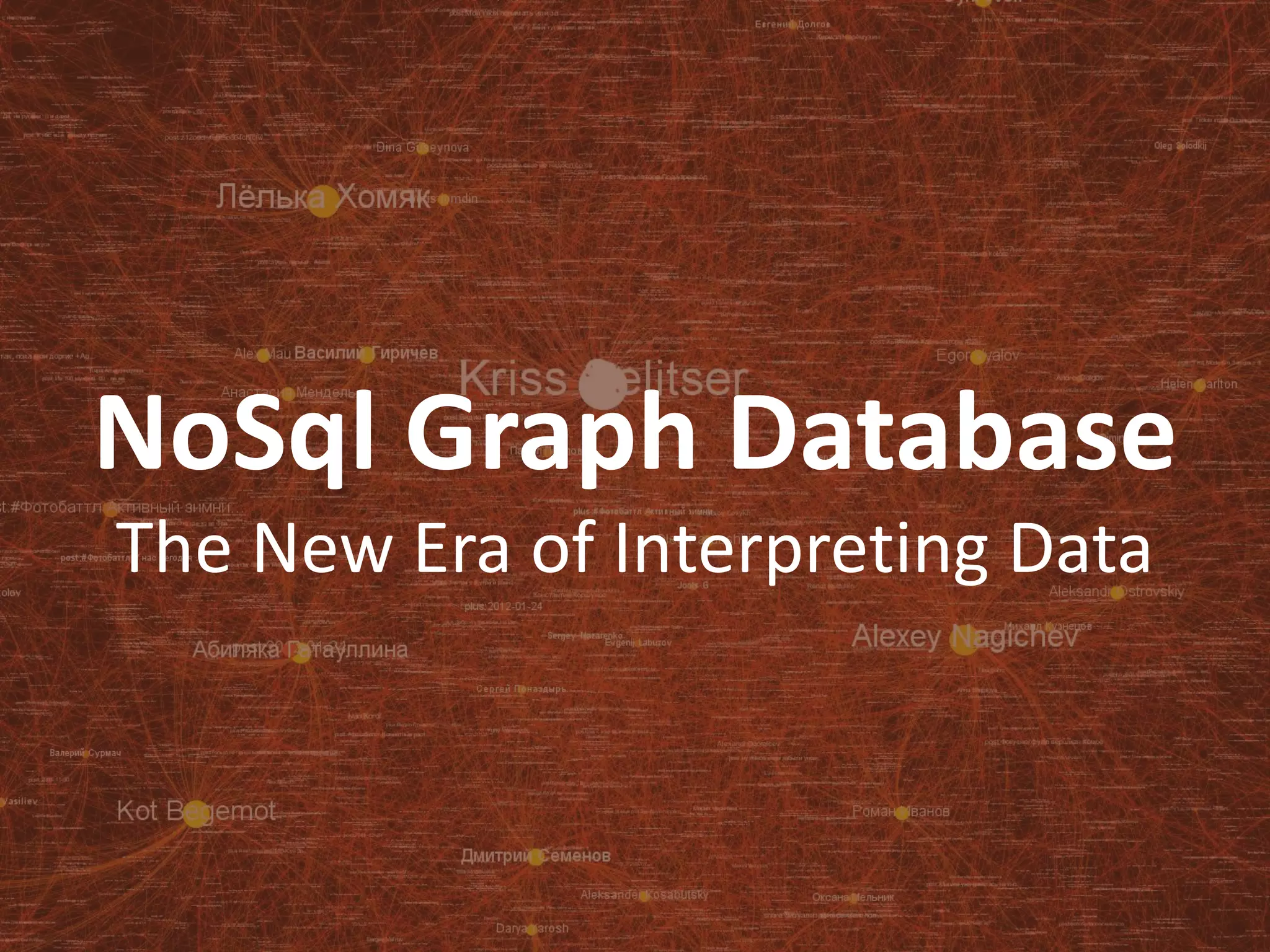 NoSQL Graph Databases - Why, When and Where | PPTX | Databases ...