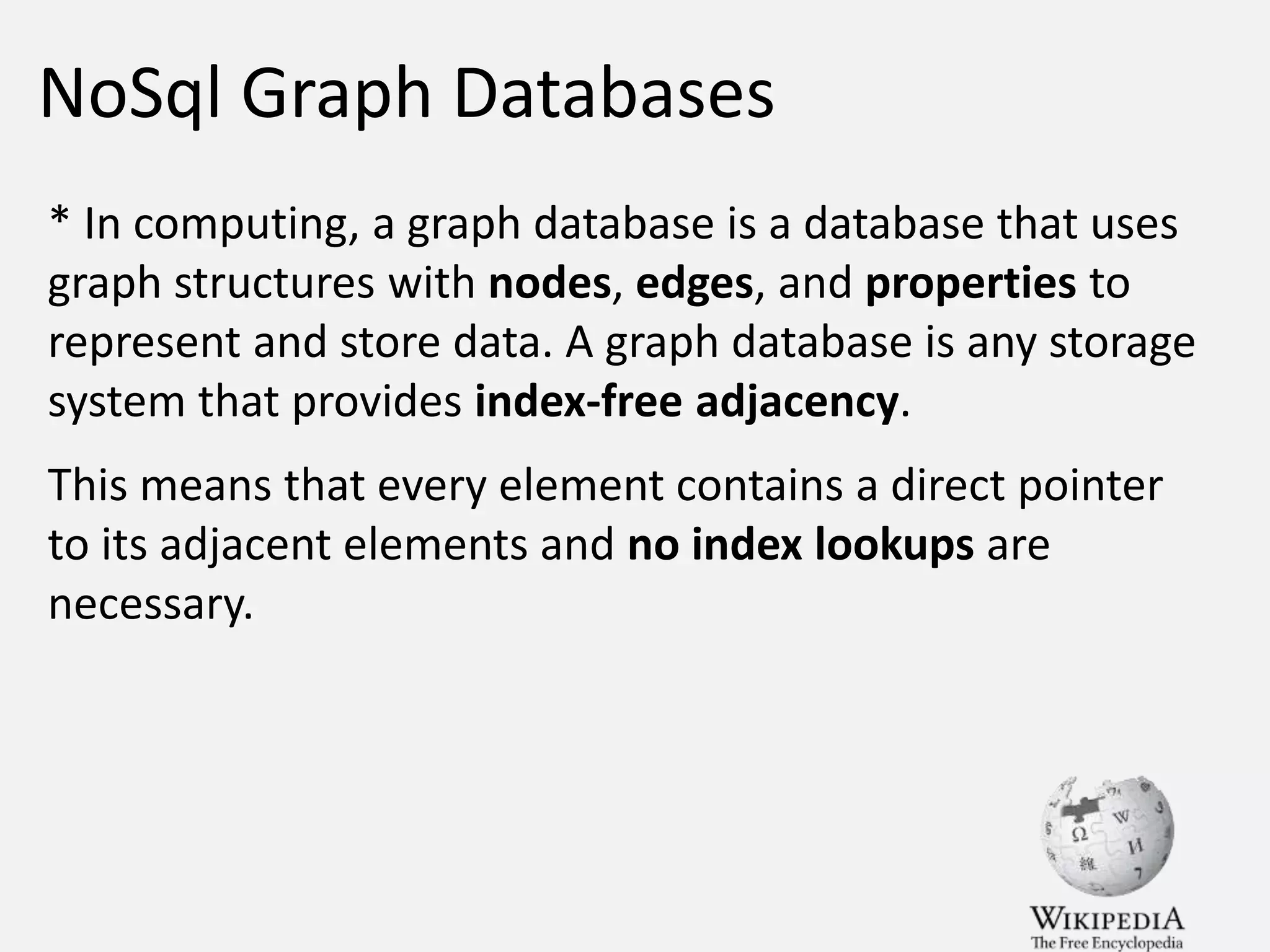 NoSQL Graph Databases - Why, When and Where | PPTX | Databases ...