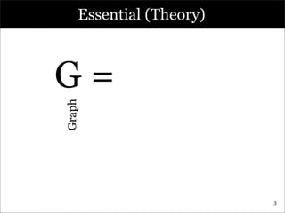 Essential (Theory)



G=
Graph




                         3
 