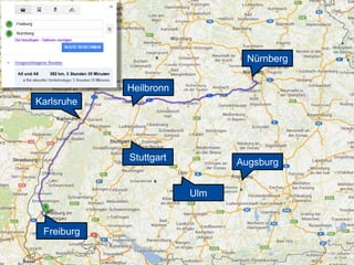 A*-Algorithmus
Stuttgart
Heilbronn
Nürnberg
Augsburg
Ulm
Freiburg
Karlsruhe
 